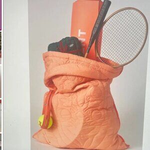 Free People Movement One Perfect Present Gift Sac Logo Bag Orange